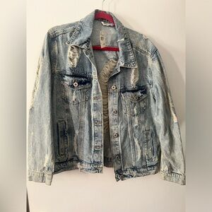 Distressed Jean Jacket